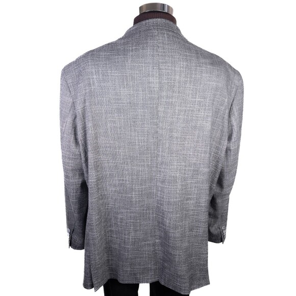 Oak Hill Cotton Blazer Mens 2XL (50R 52R) Sports Coat Jacket Blazer Gray - Picture 8 of 14
